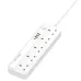 LDNIO SK5493 5 AC Outlets UK Power Strip